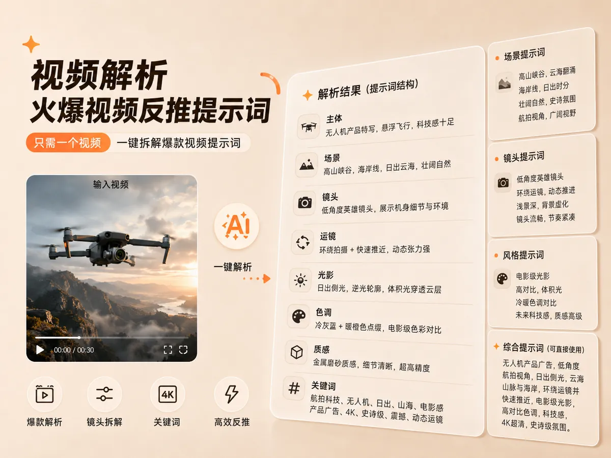 视频解析 - 全视AI模板