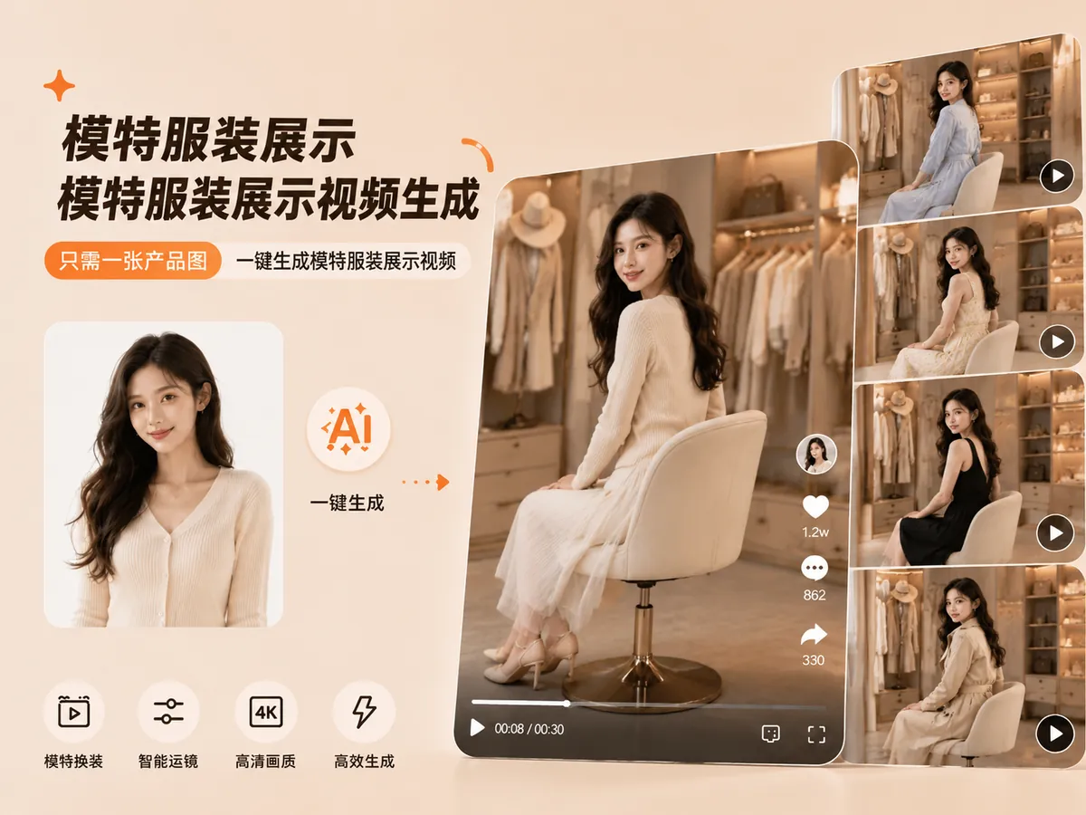 电商带货视频 - 全视AI功能