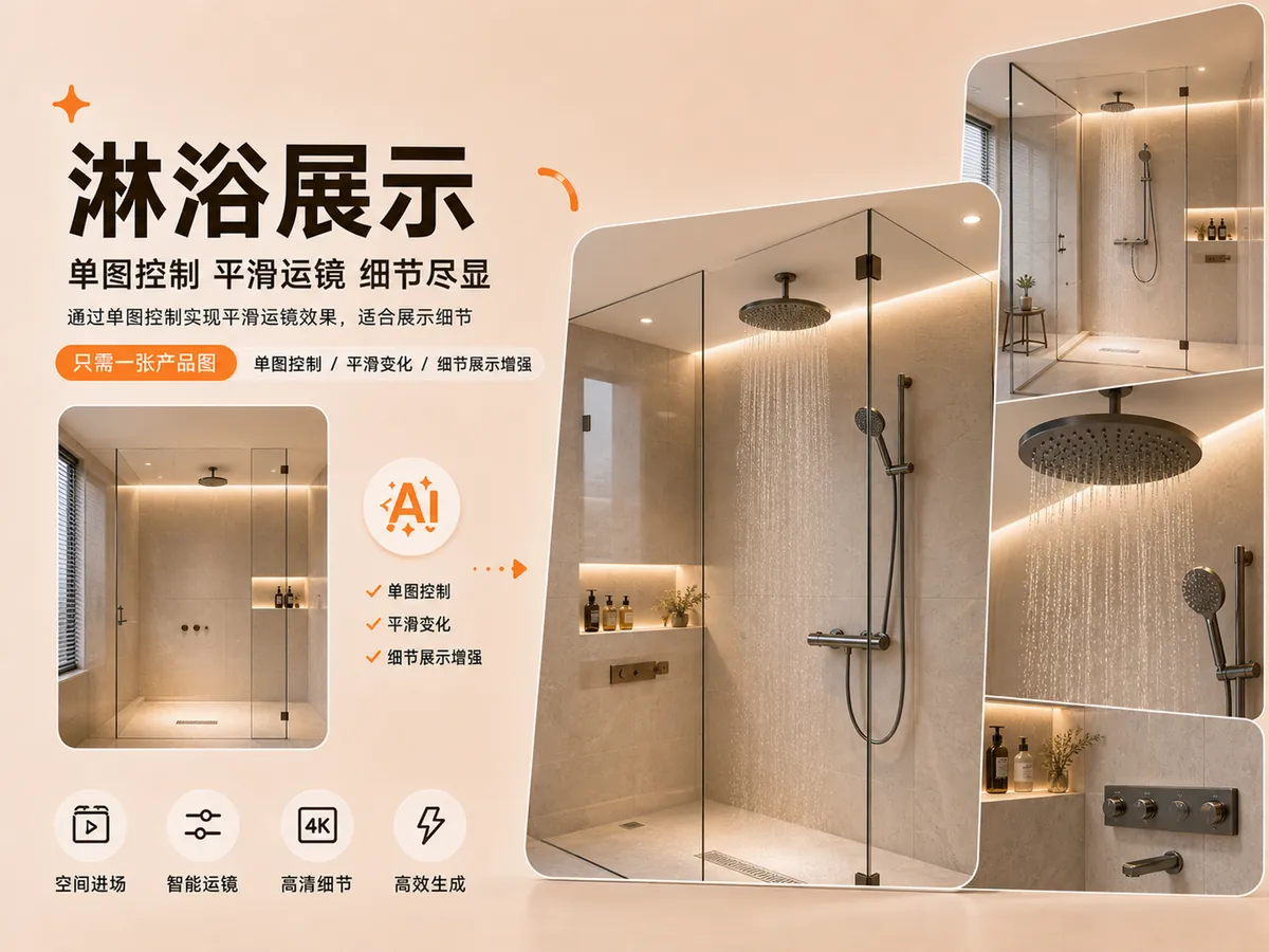 建筑室内运镜 - 全视AI功能